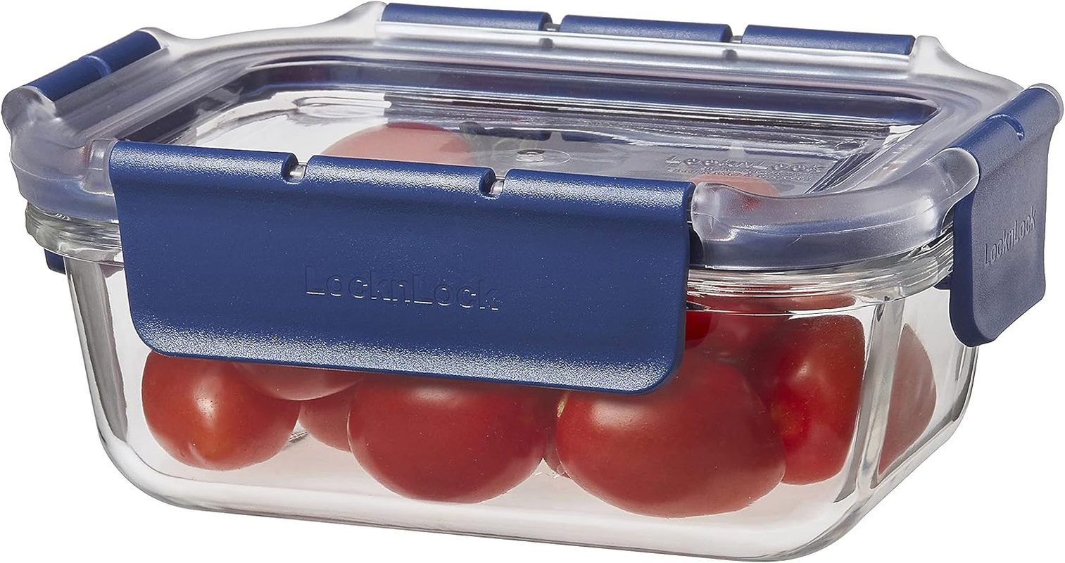 Top Class Glass with Tritan Lid Rectangular - 380Ml image number 1