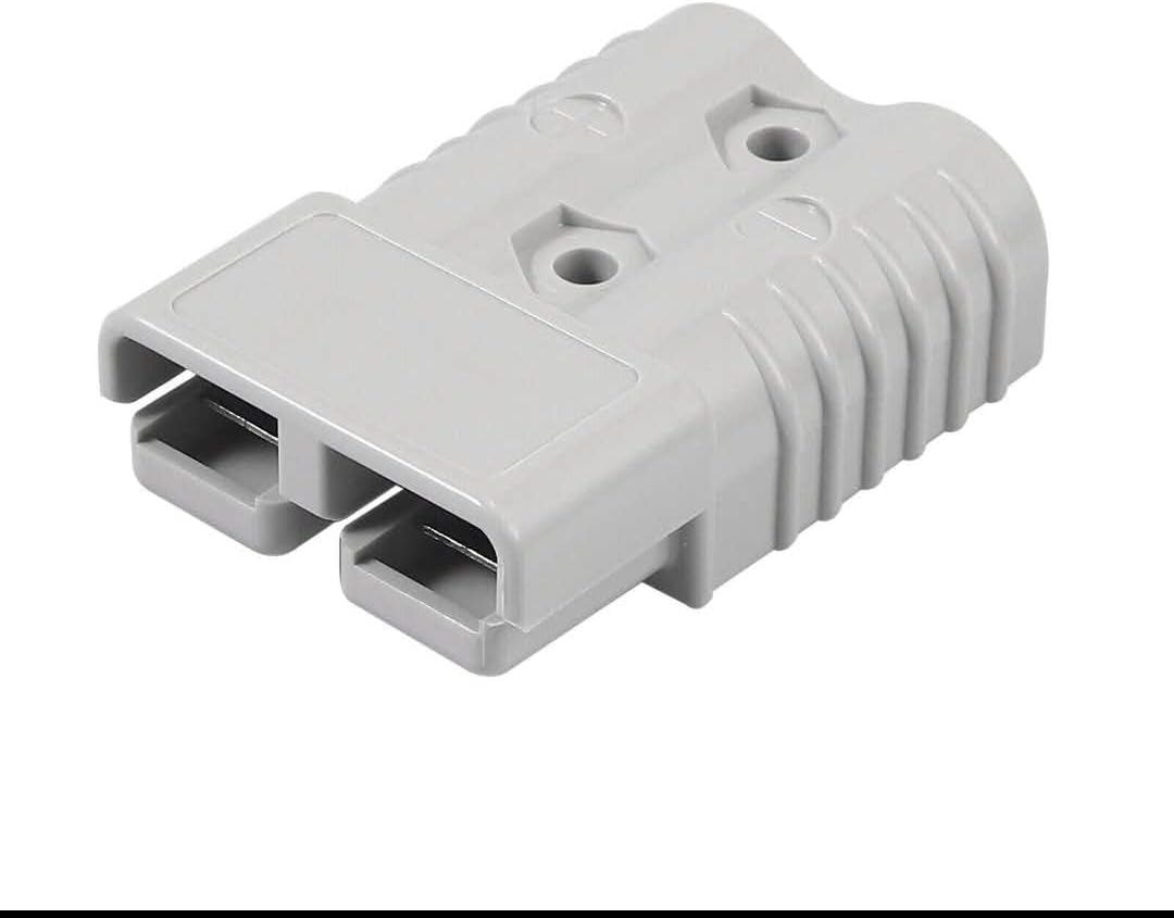 2Pcs or 4Pcs 175A Anderson Style Plug (Grey) Includes 1/0 AWG Copper Terminals &ndash; Heavy Duty Power Connector for Caravan / 4WD / Solar / Trailer / DC Battery Systems (2) image number 2