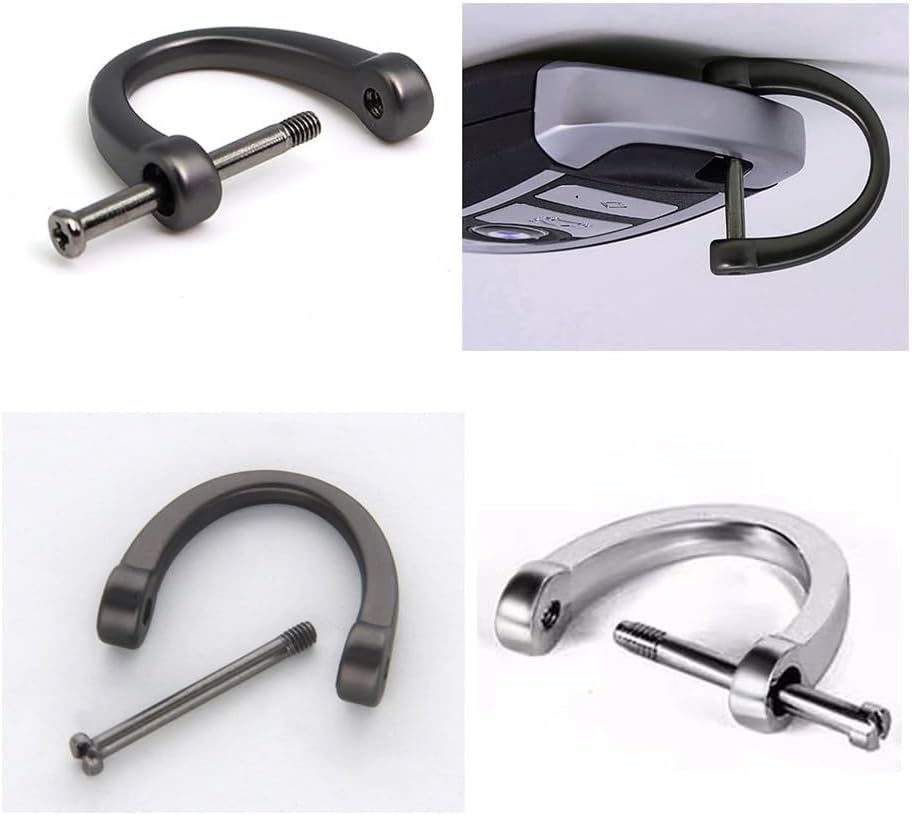 Changyeah 15 Pcs Screw in Shackle Semicircle D Ring, Horseshoe U Shape D Ring,D-Rings Screw in Shackle Horseshoe U Shape D Ring,Handbag U Shape D Ring with Small Screwdriver (Gold, Black, Silver