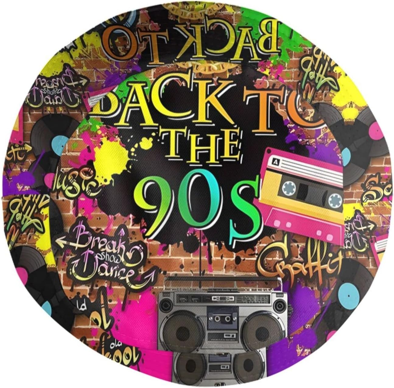 LVGOOKI Funny Retro 80S 90'S Style Design Summer Unisex Reversible Print Bucket Hat - 80S_ 90S 12 image number 2