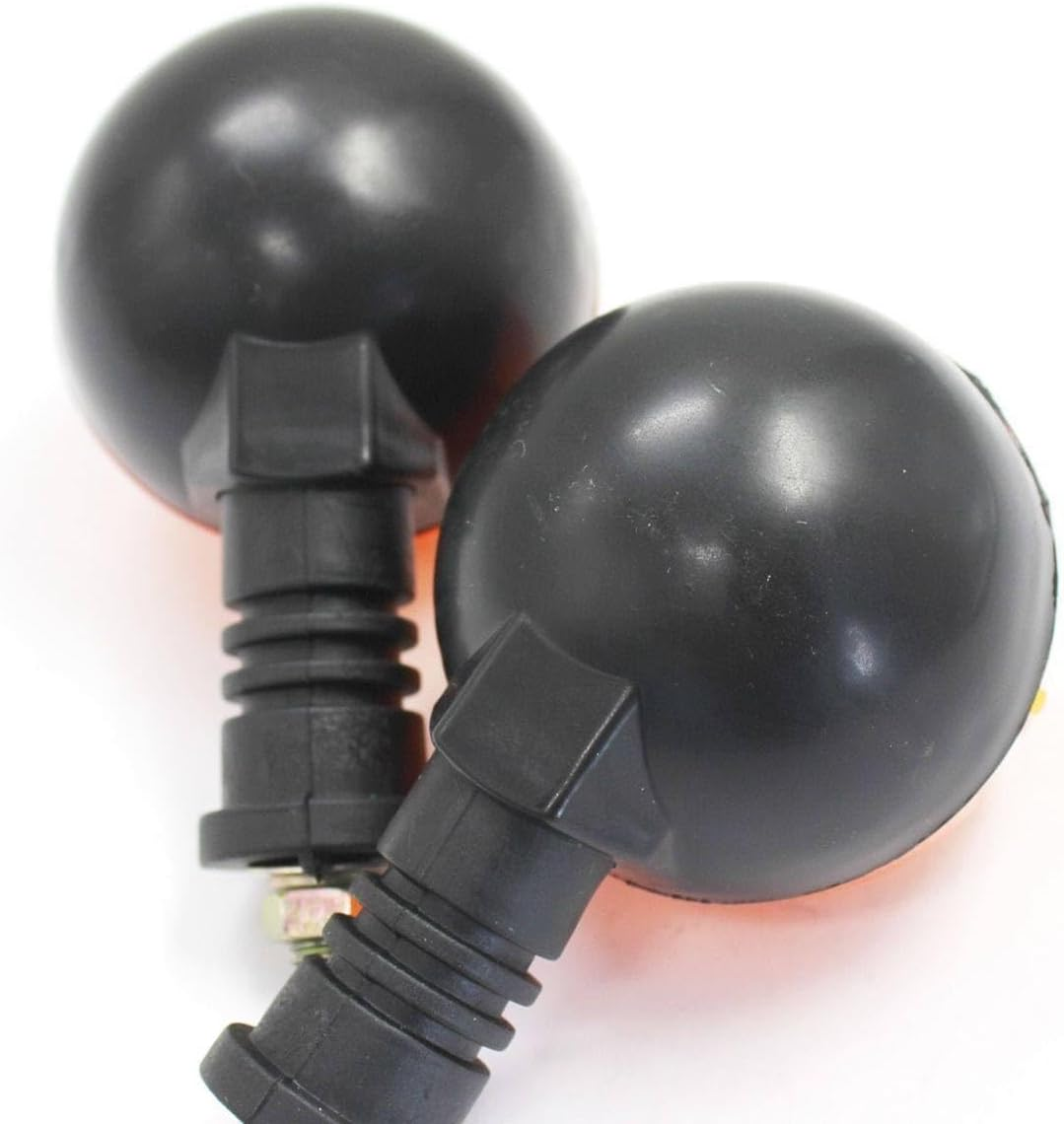 TDR 4Pcs Classic Vintage Motorcycle Blinkers Turn Signal Indicator Light Amber DC 12V 10Mm Bolt Wire Connectors Universal Fit Old School Style