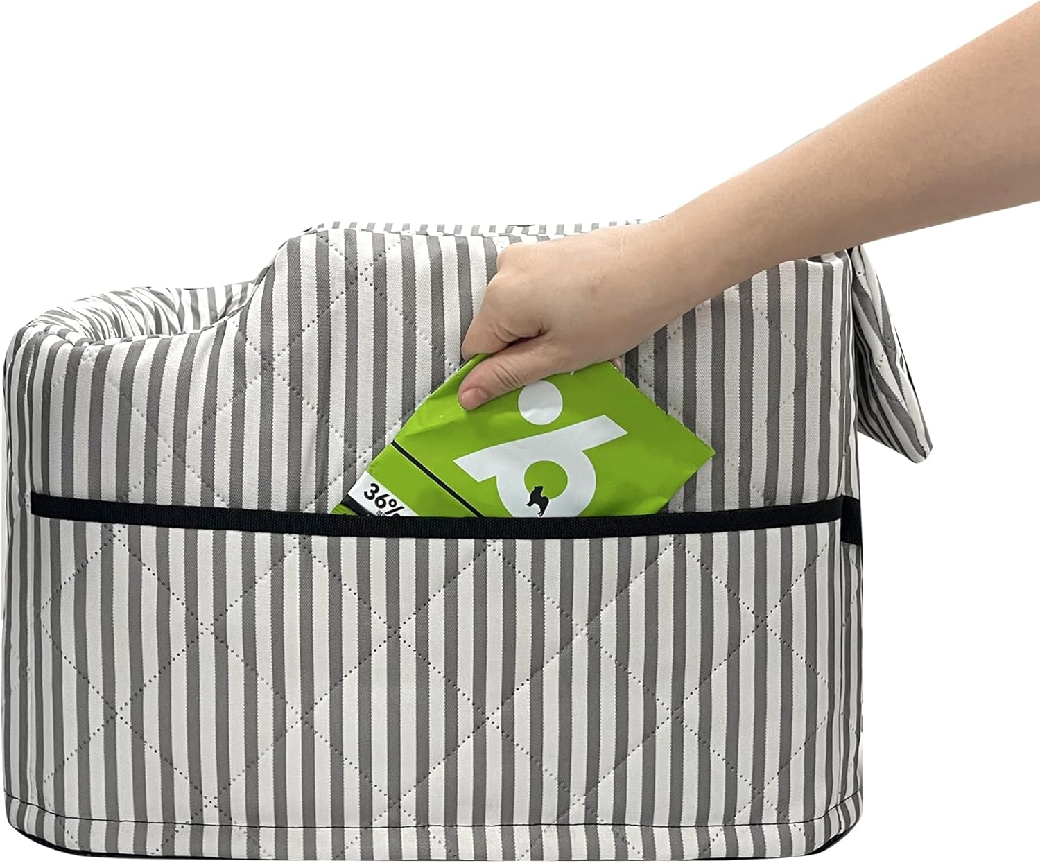 Dog Car Seat for Small Medium Dogs, Pet Safety Booster Seat, Dog Seat Travel Bed with Safety Leash, Sofa Pet Bed,Disassembled for Easy,17.7In*17.7In*12.2In (M) image number 2