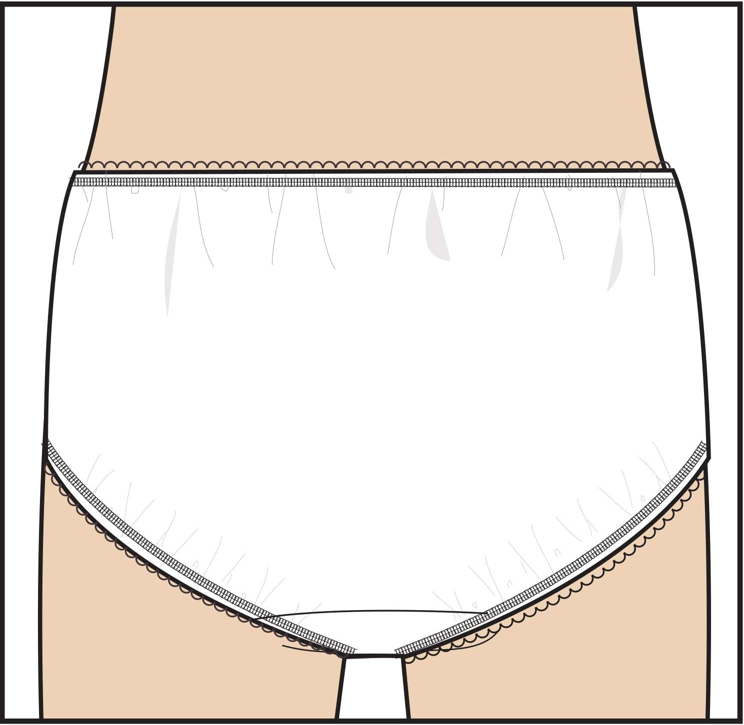 Disney Girls TGUP8255 7-Pack Moana 7Pk Bikini Brief Underwear Underwear - Multi