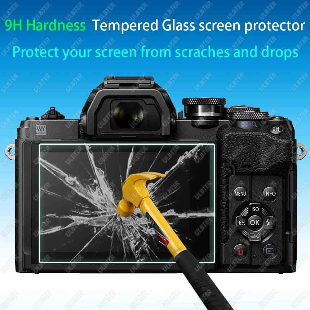 Screen Protector Appliable for Olympus E-M10 Mark IV III II I Camera & Hot Shoe Cover, ULBTER 0.3Mm 9H Hardness Tempered Glass Flim, Anti-Scrach Anti-Fingerprint [3Pack] image number 6