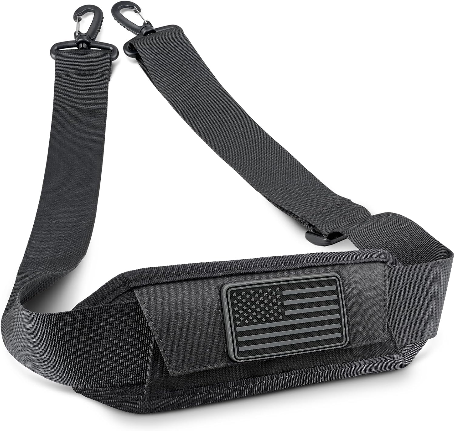 WYNEX Shoulder Strap Pad for Tactical Pouch, Universal Bag Strap with Detachable Thick Pad Single Shoulder Strap Replacement