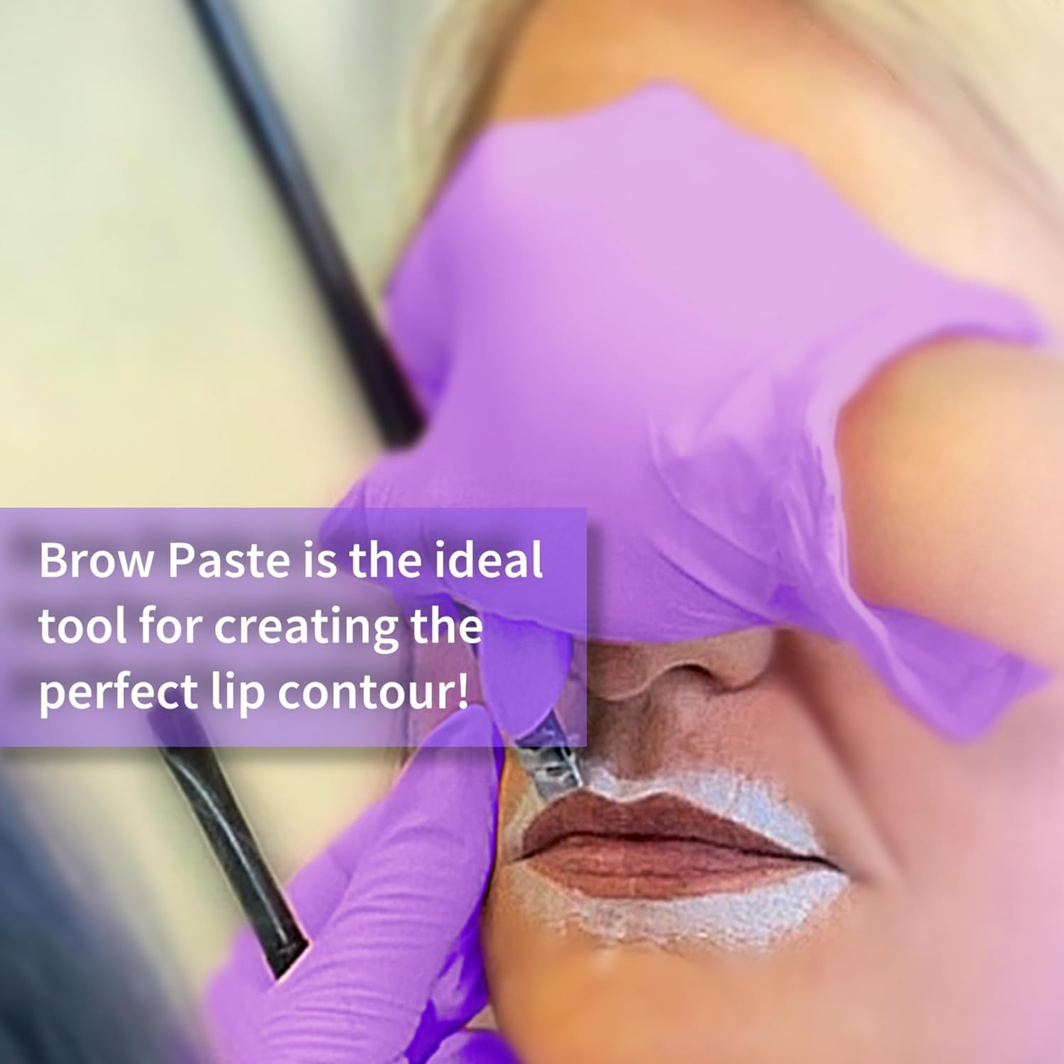 Eyebrow White Mapping Paste [Large 15G Bottle] Brow Mapping Paste, Eyebrow Contour for Microblading and PMU Supplies, Brow Design, Draw or Sketch the Shape