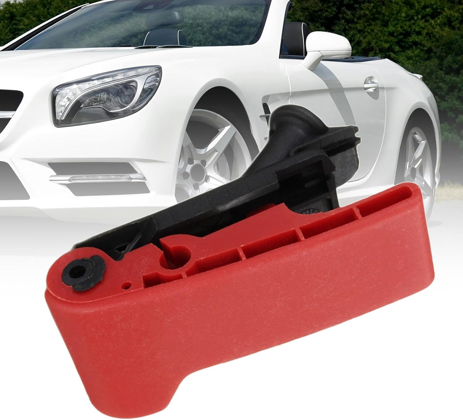 Bonnet Release Pull Handle Repair Part 1248800320 Professional Replacement for W202 W203 W204 W219 CLS image number 5