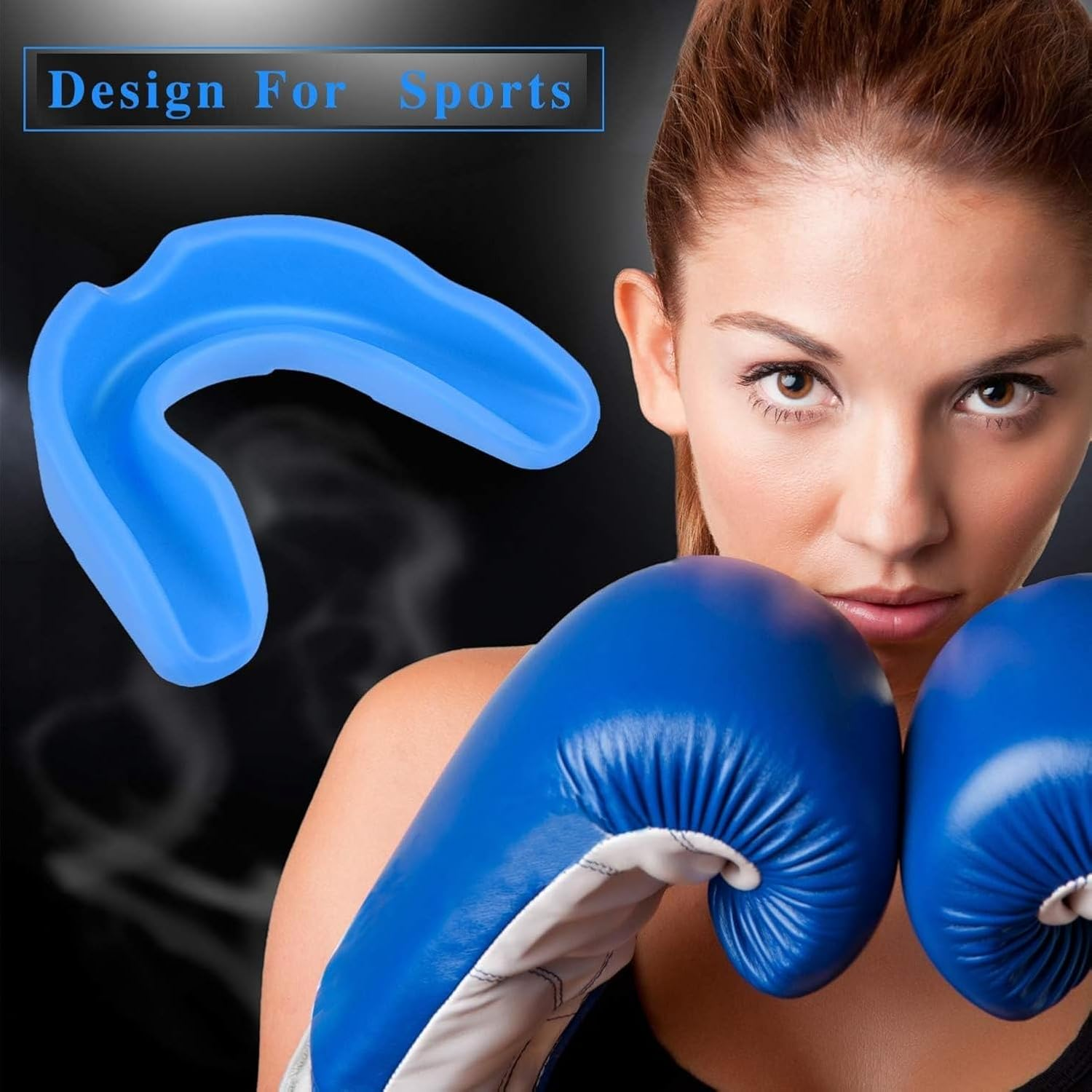 NEWGO 20 Pcs Sports Mouth Guards Football Mouth Guard Athletic Mouth Guard Mouthguard for Sports