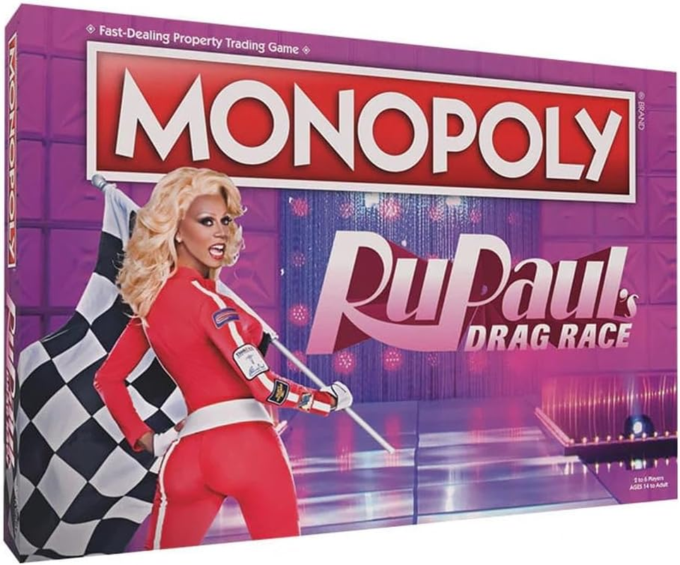 Winning Moves Monopoly Rupaul&rsquo;S Drag Race Board Game for 6 Players, Ages 8+ image number 4