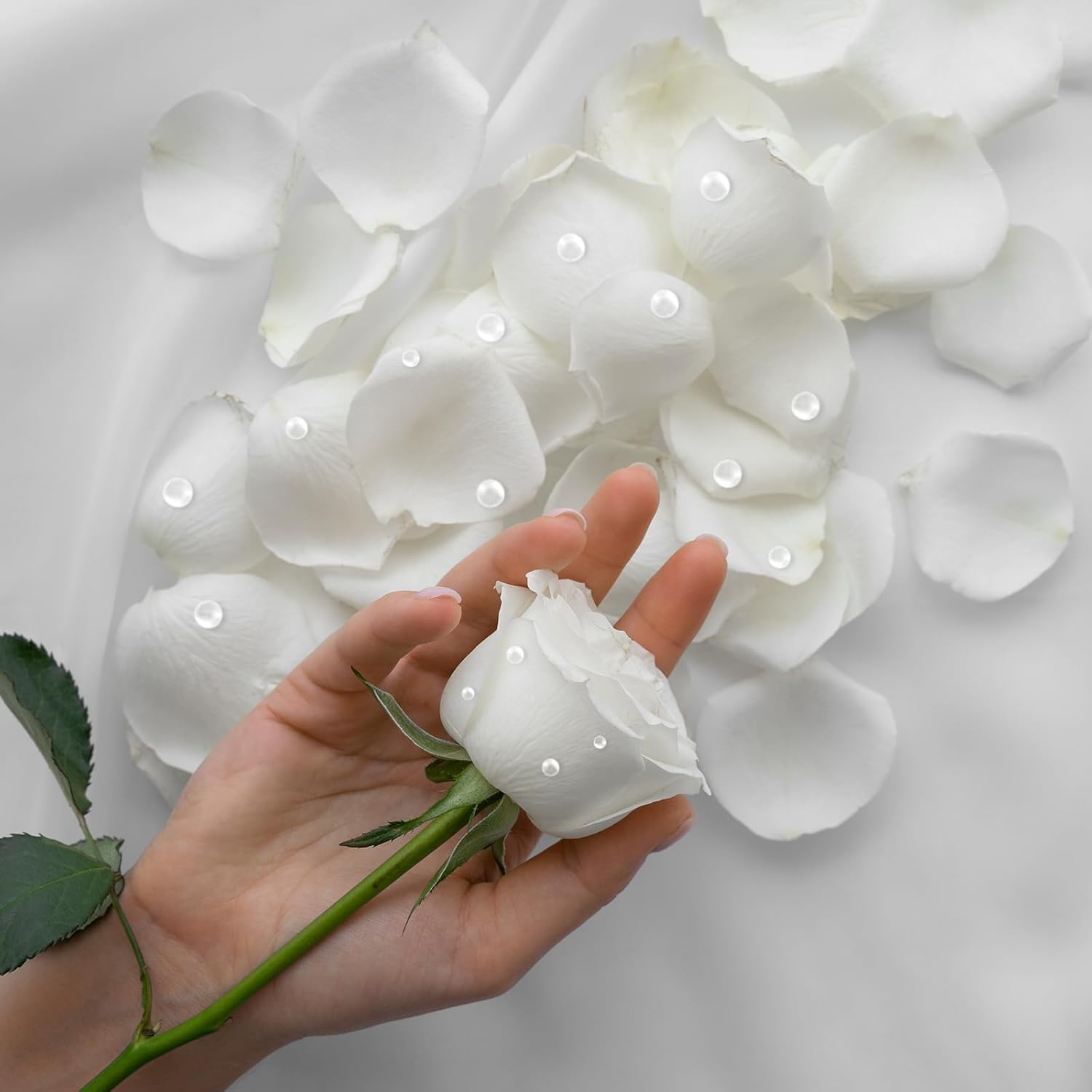 BEZANU Dewdrop Embellishments, 350 PCS Acrylic Clear Cabochons for DIY Crafts, Decor Accessories (4 Size) image number 5