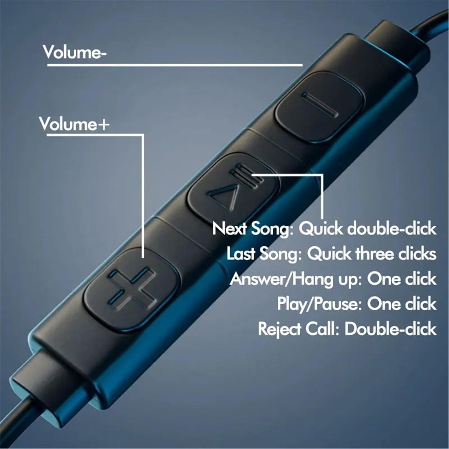 GZCRDZ 3.5MM Wired Headphones with Bone Conduction and Built-In Microphone Suitable for Mobile Phones, Computers, and Speakers image number 4