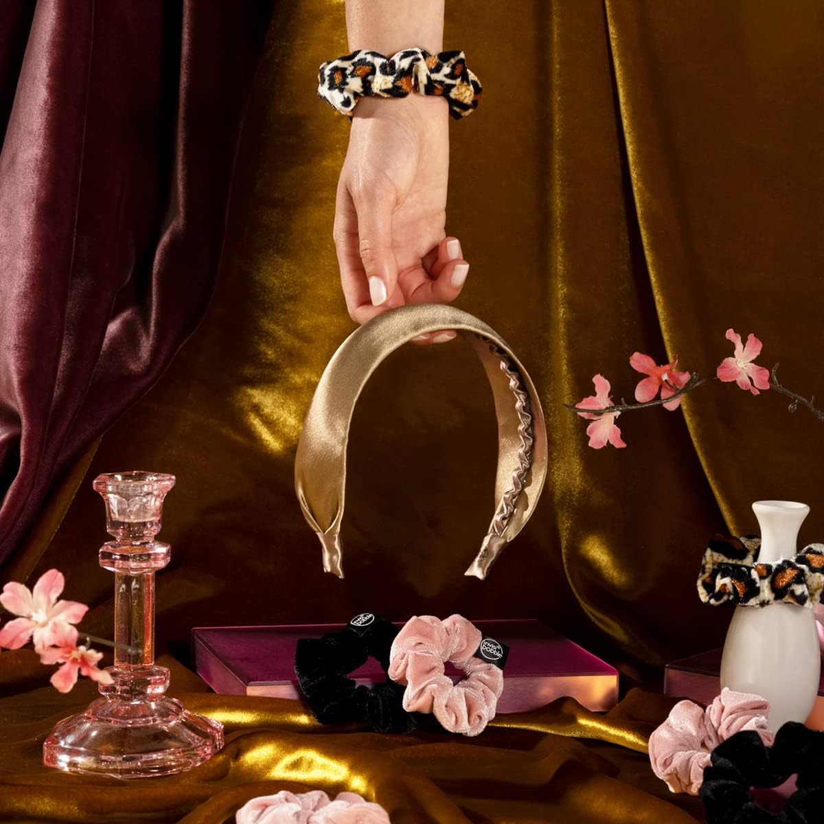 Invisibobble Sprunchie Spiral Hair Ring - True Black- 2 Pack - Scrunchie Stylish Bracelet, Strong Elastic Grip Coil Accessories for Women - Gentle for Girls Teens and Thick Hair - Americana image number 7