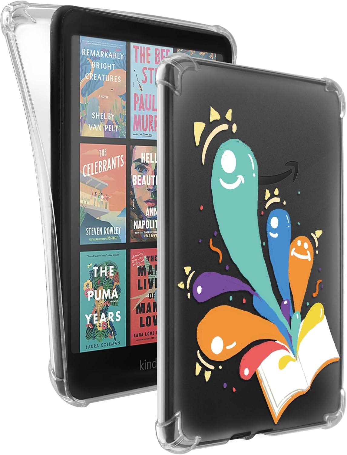 WALNEW Clear Case for 7&rdquo; All-New Kindle Paperwhite 12Th Generation 2024 and Kindle Paperwhite Signature Edition 2024, Ultra Slim Soft Transparent Back Cover