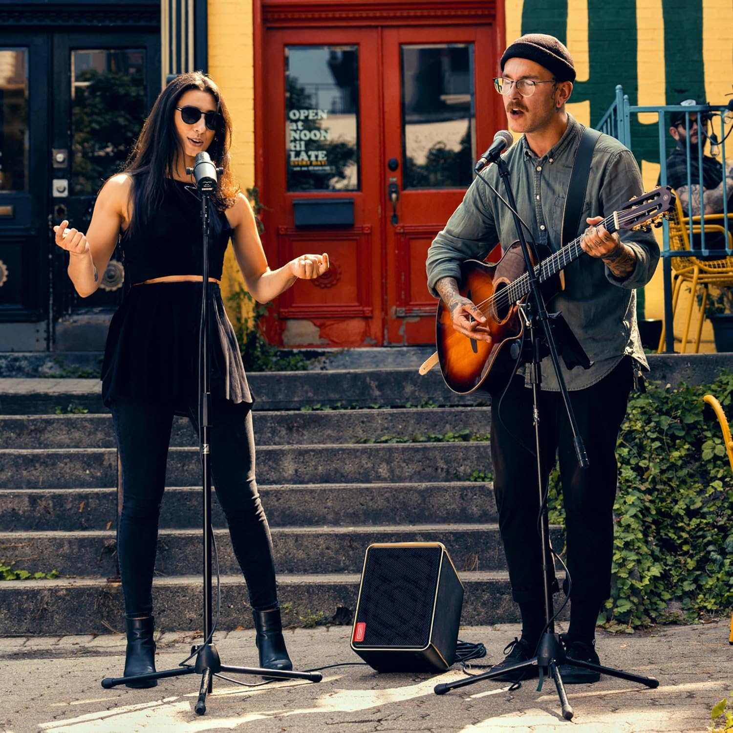 Positive Grid Spark Edge 65W Portable 4-Channel Smart Guitar Amp & PA System with Built-In Looper, AI Features & Smart App for Electric, Acoustic, Bass, Vocals, Keyboards and More image number 4