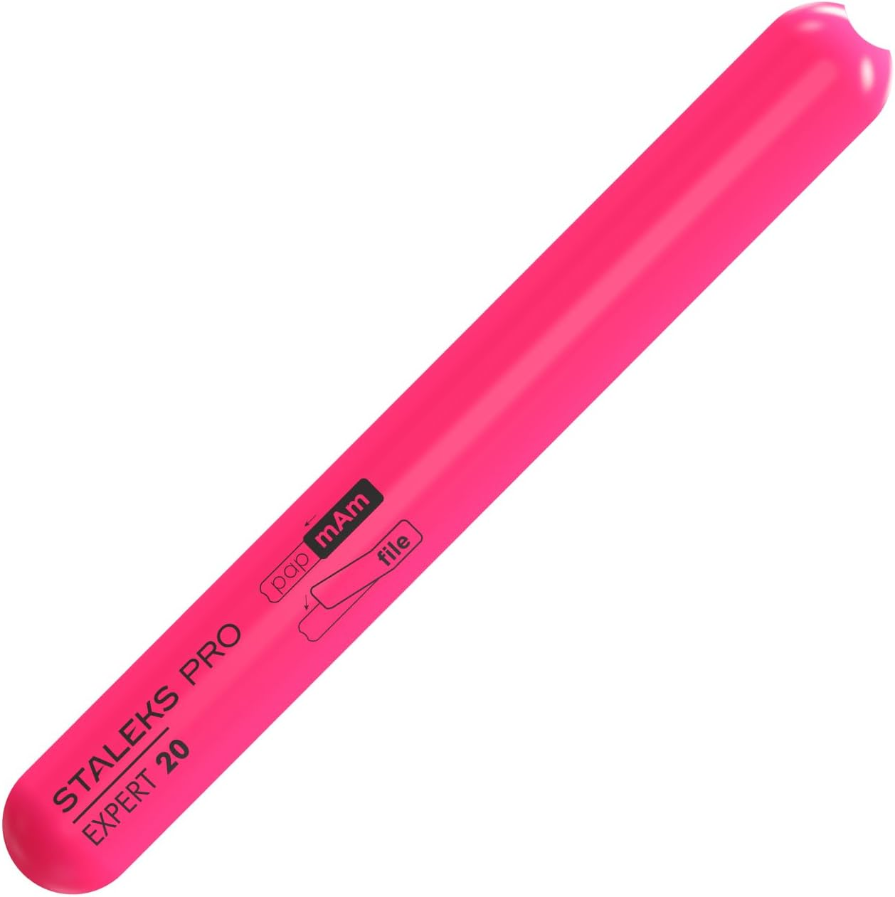 Staleks Pro Straight Beveled Plastic Nail File Base Expert 20 &ndash; Lightweight Reusable Base &ndash; for Disposable Nail Files &ndash; Hygienic Manicure & Pedicure Tool image number 3