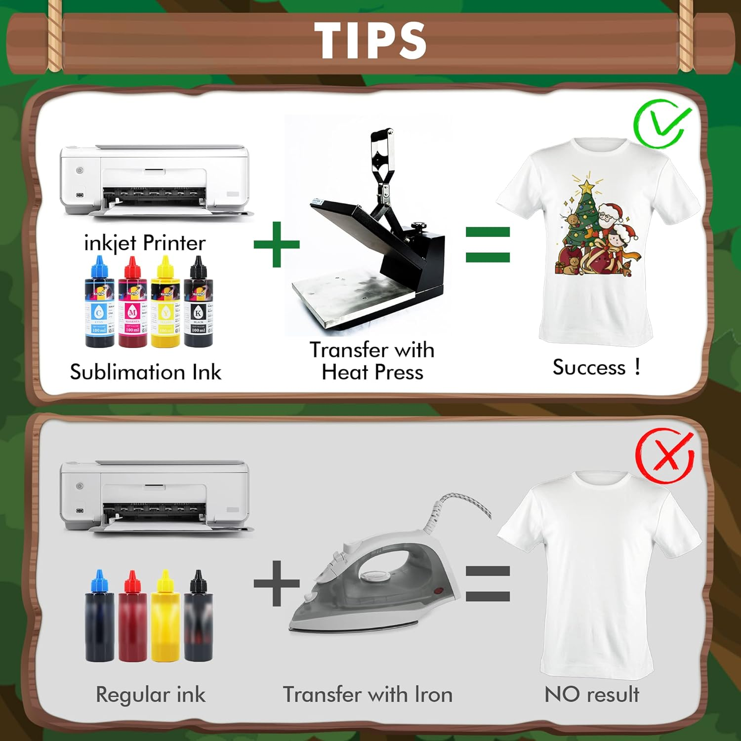 Koala Sublimation Paper 150 Sheets A4 Size 8.3X11.7 Inches for Heat Transfer DIY Gift Compatible with Inkjet Sublimation Printer 105Gsm image number 2