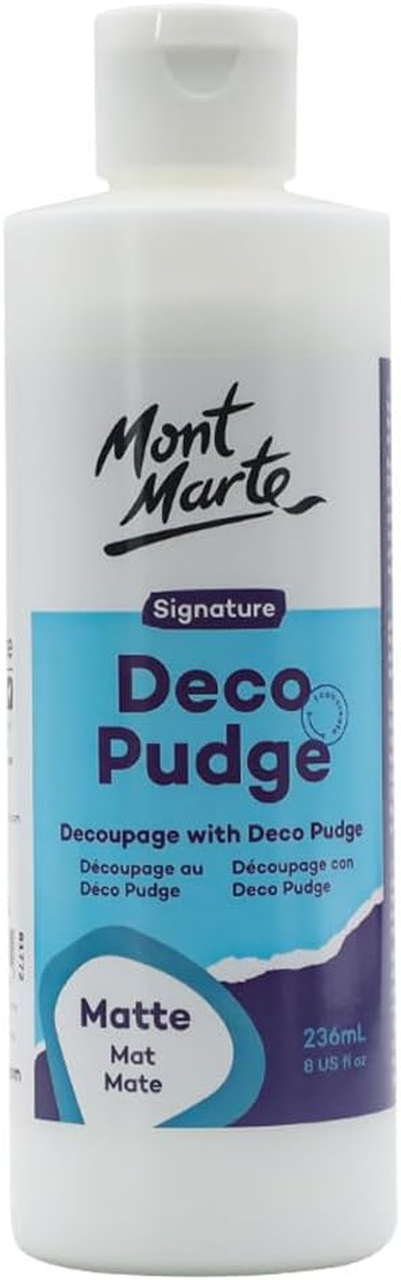 Mont Marte Signature Matte Deco Pudge Craft Varnish 236 Ml image number 4