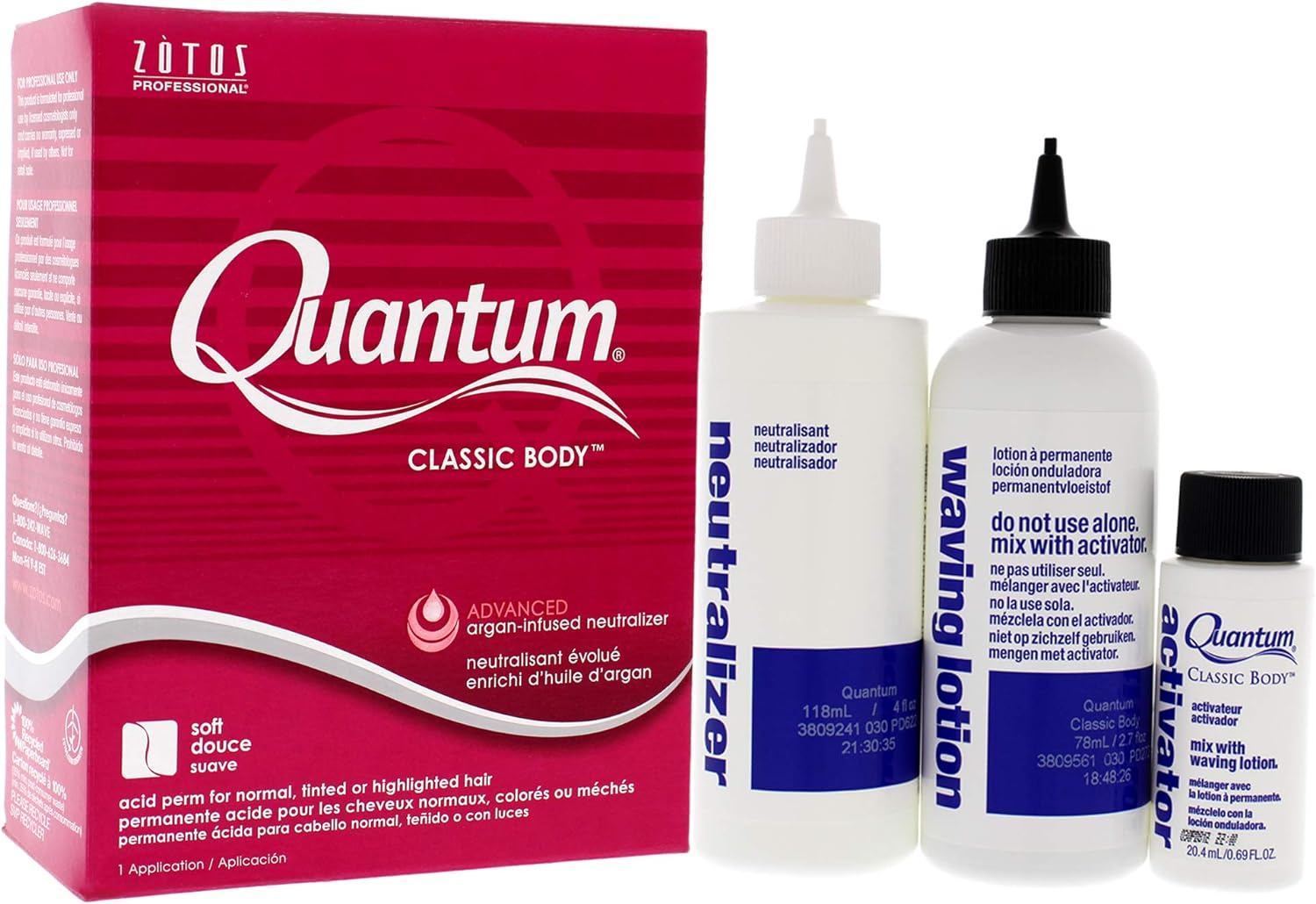 Quantum Classic Body Acid Perm Treatment Kit image number 4