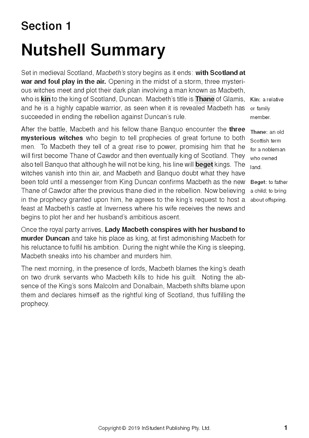 ATAR Notes Text Guide: Macbeth by William Shakespeare - Comprehensive Study Guide for Literature Students with Detailed Scene-By-Scene Analysis, Character Breakdowns, Key Themes and Sample Essays image number 6