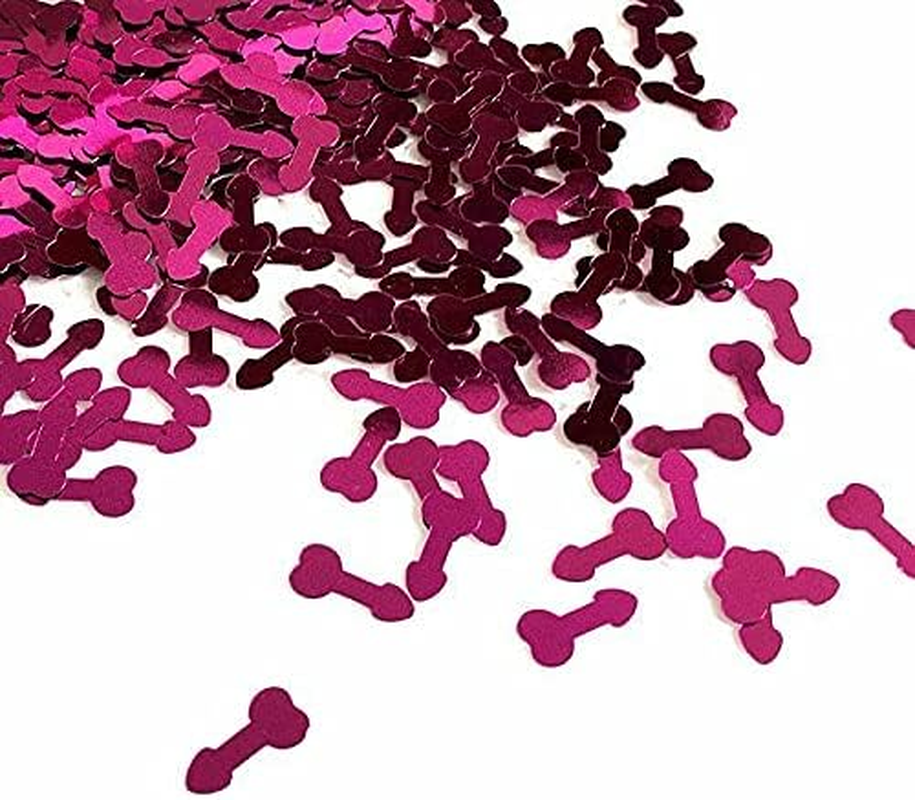 Confetti Penis Hens Night Party Willy Bachelorette Decoration Pink
