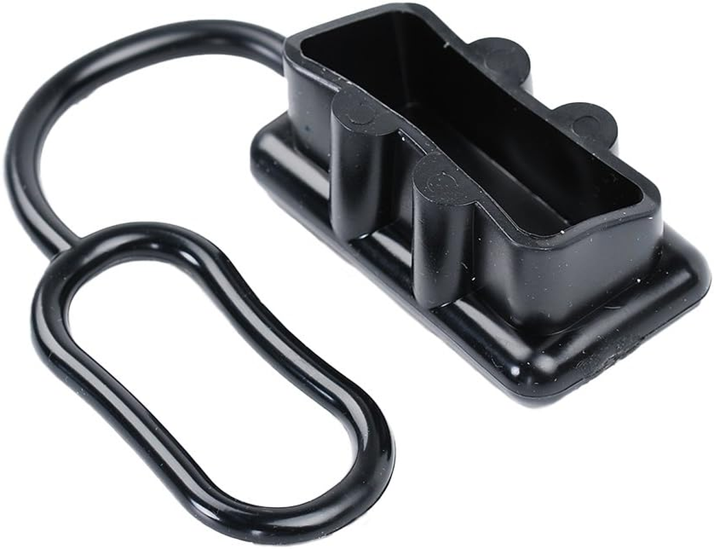 Safercctv (Pack of 2) 175A Connector Dust Cover Soft Cover Anderson Connector Cover for Anderson 175Amp DC Power Connectors image number 2