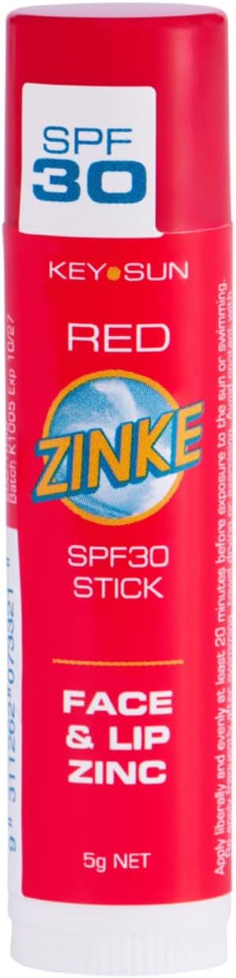 Key Sun Zinke Stick SPF 30+ 5G - Red