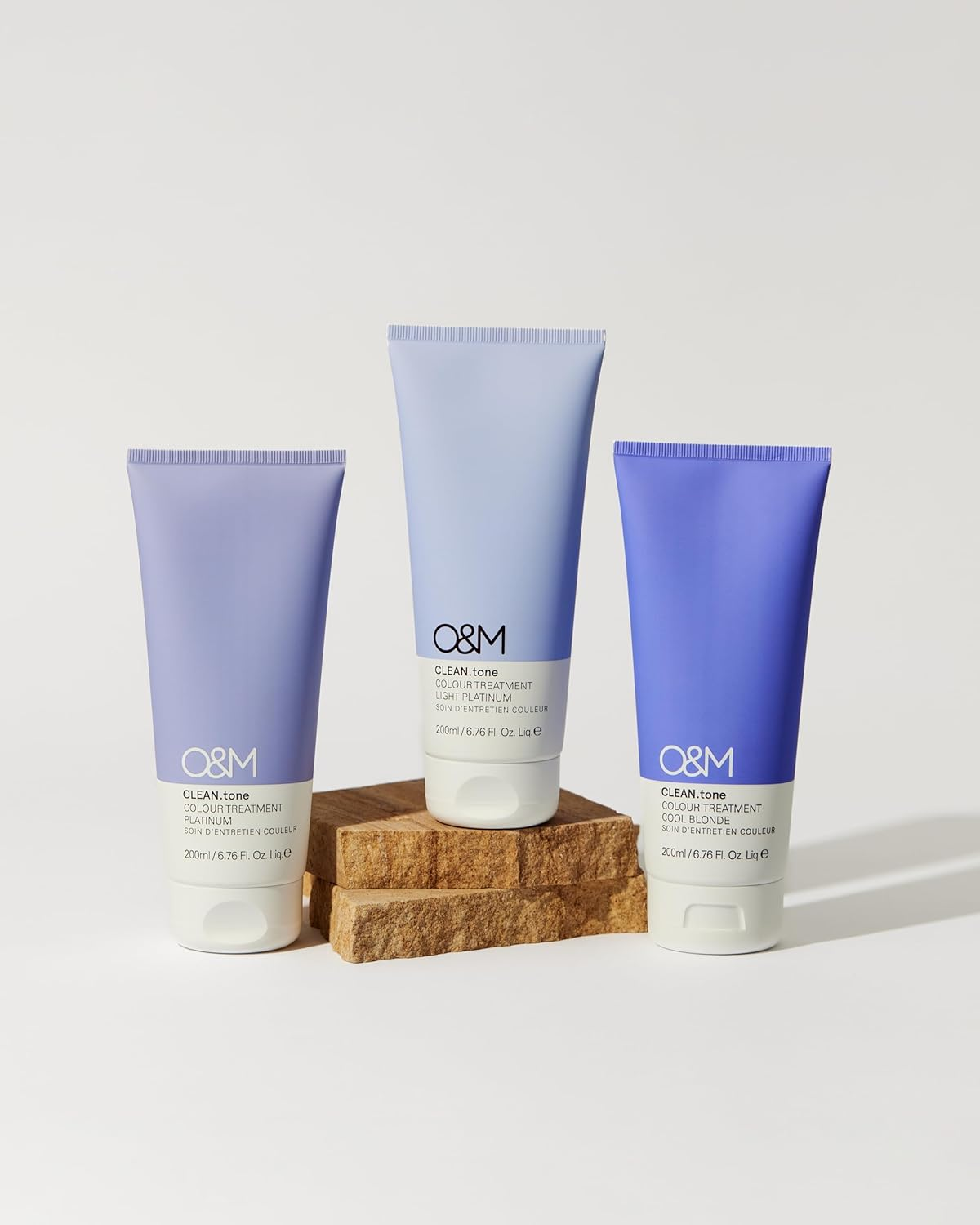 O&M Clean.Tone Cool Blonde Colour Treatment for Blonde to Very Light Blonde Hair- 200Ml- Clean from Sulfates, Parabens, Silicones, MIT, Phthalates,Triclosan, Propylene Glycol & Gluten, PETA Certified, Vegan and Cruelty Free image number 2