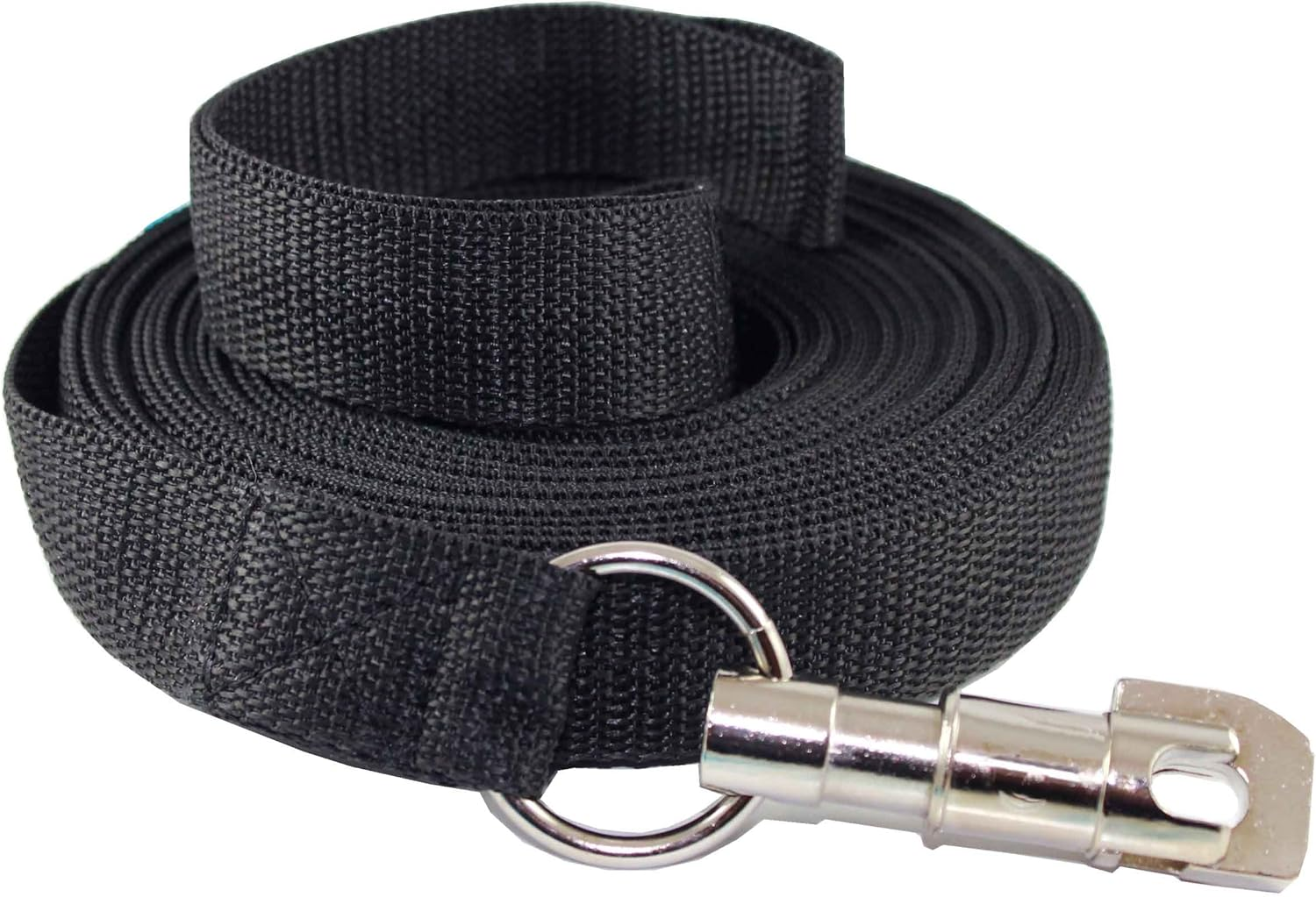 Dog Leash 1" Wide Nylon 10 Feet Extra Long for Training Secure Locking Snape Locking Snap image number 2