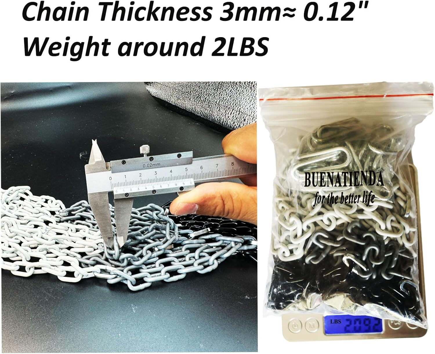 Basketball Net Chain Outdoor, Chain Basketball Net Rust Proof Outdoor image number 3