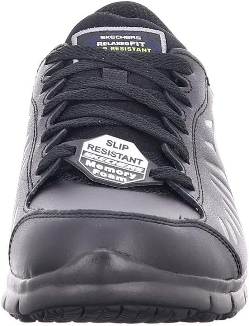 Skechers Women'S Eldred Safety Shoes, Black (Blk) image number 6