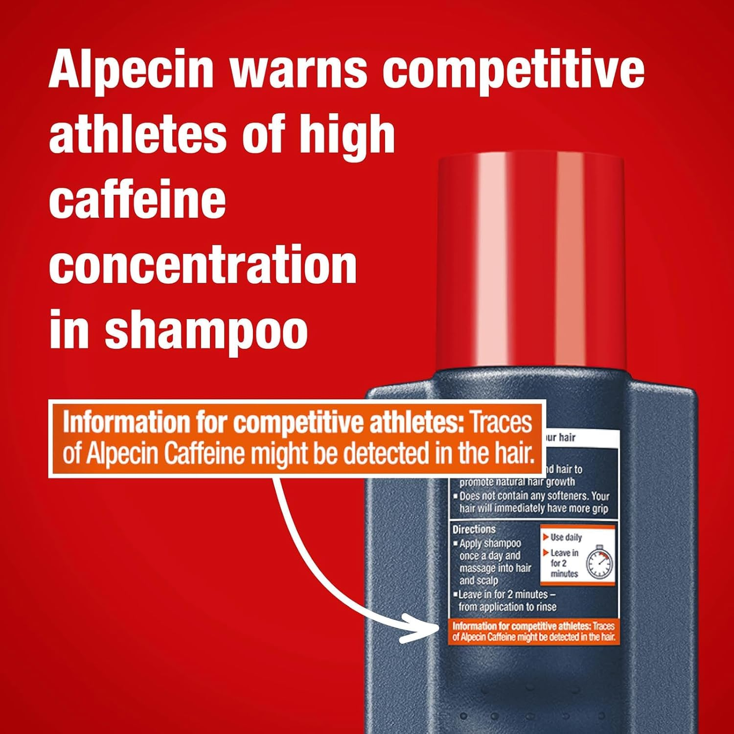 Alpecin C1 Caffeine Shampoo 1X250 | Hair Energizer Supports Natural Hair Growth | Shampoo for Stronger and Thicker Hair