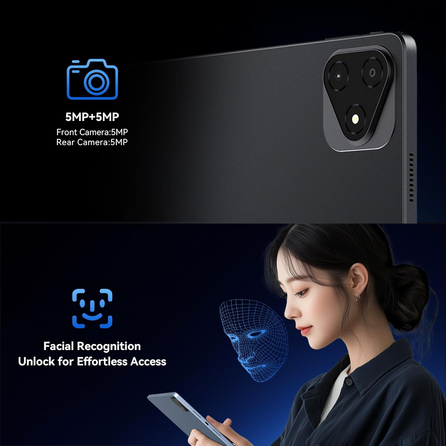 ALLDOCUBE Iplay 60 Pro 11 Inch Tablet, 90Hz Reflex 1920X1200 FHD Android 14 Tablet, 16GB(6+10)RAM+128GB+1.5TB Expand, Mediatek Helio G99 Octa-Core, Widevine L1, 7000Mah, Quad Speaker, 4G/Wifi5, PD 18W image number 6