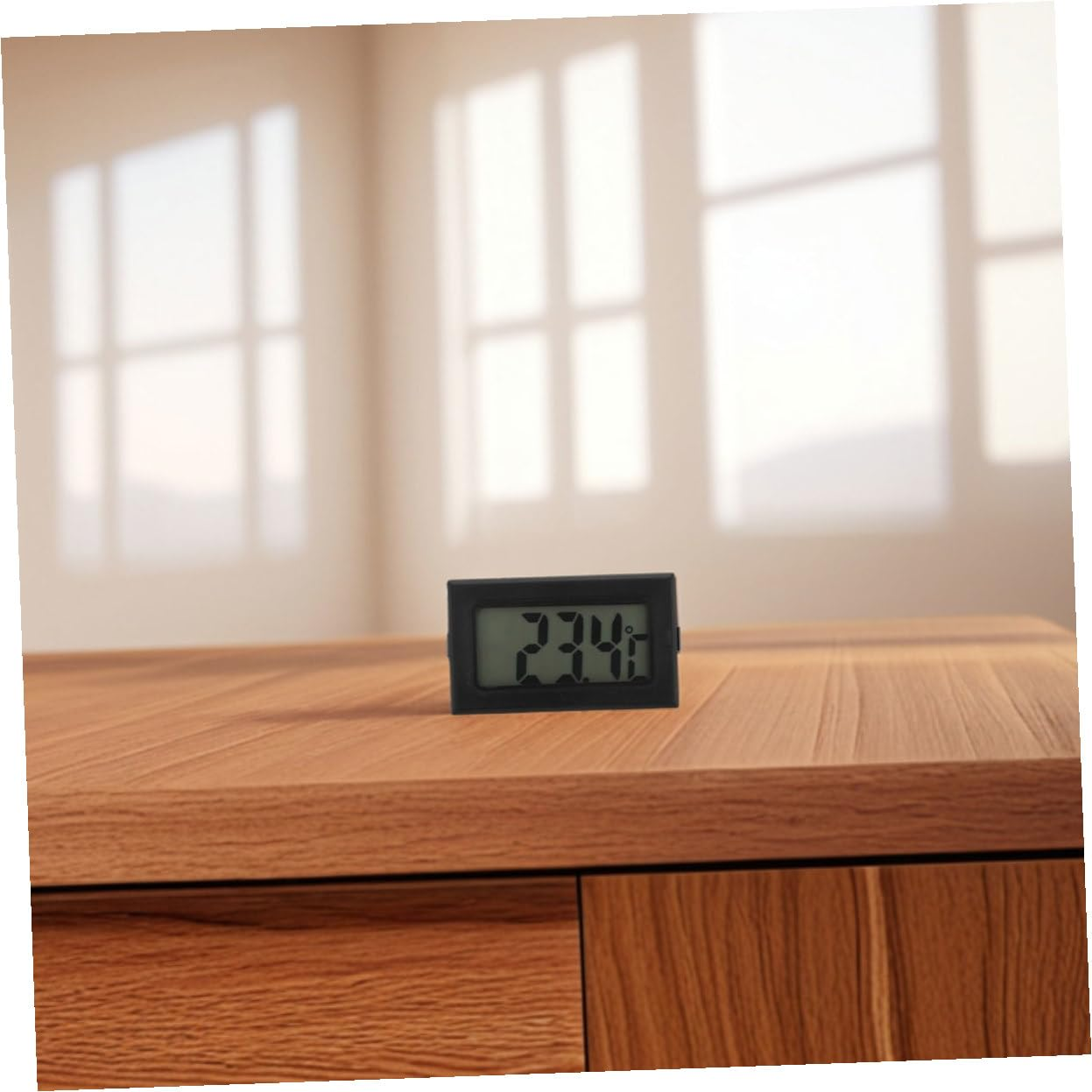 Totority 6Pcs Digital Thermometer for Temperature Car Greenhouse Home Office Bathroom Garage Space-Saving Embedded Display image number 3