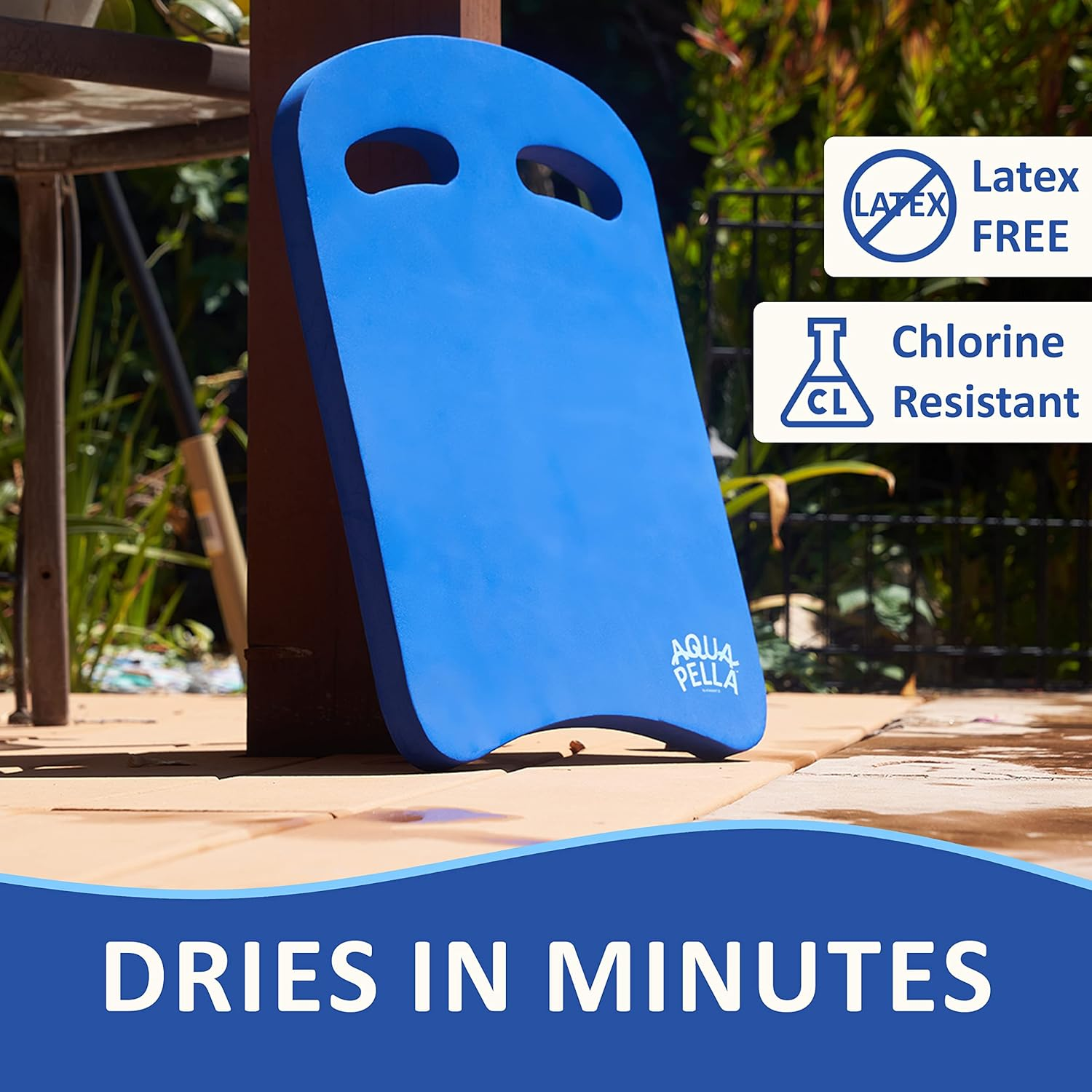 Aquapella Swimming Kickboard - One Size Fits All - a Great Training Aid for Children and Adults - Brown image number 4