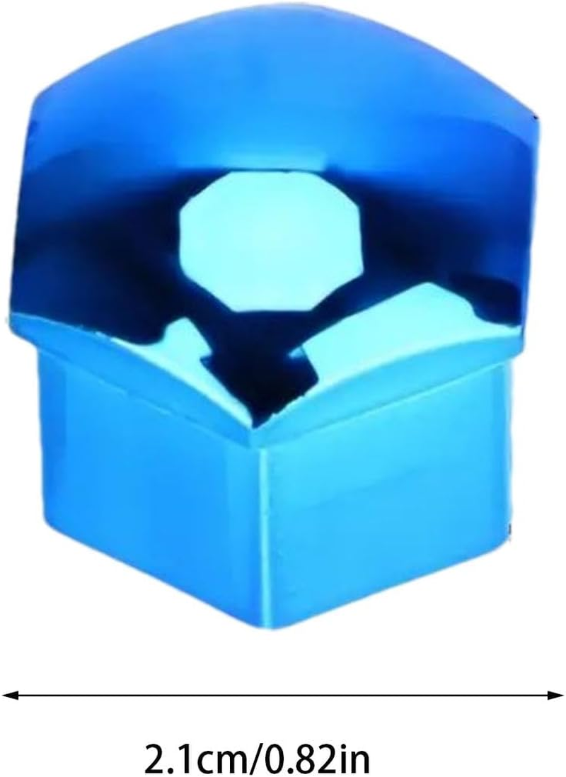 Car Tire Nut Caps,Wheel Bolt Nut Covers Caps Set | Tire Nut Covers with Removal Tool, Replacement Dust, 17Mm 19Mm 21Mm, Car Wheel Decoration image number 2