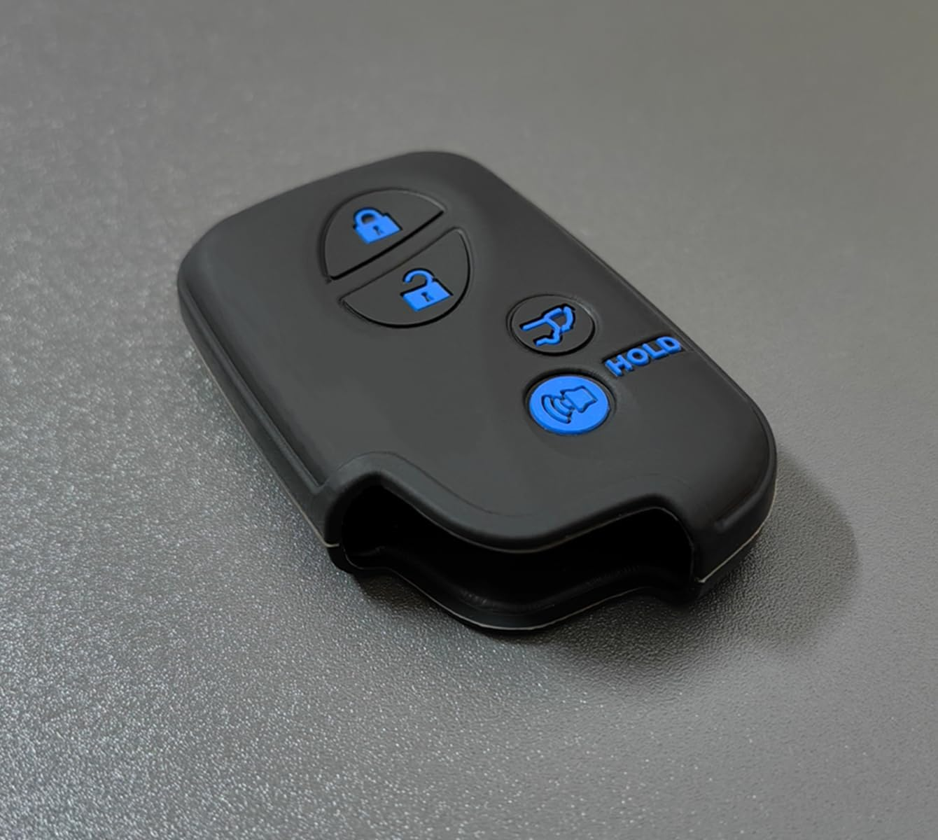 Silicone Rubber Key Fob Cover Compatible with 2005-2017 Lexus Ct200H ES350 GS300 GS350 GS430 Gs450H GS460 Is F IS250 IS350 LS460 Ls600H LX570 RX350 HYQ14AEM HYQ14ACX