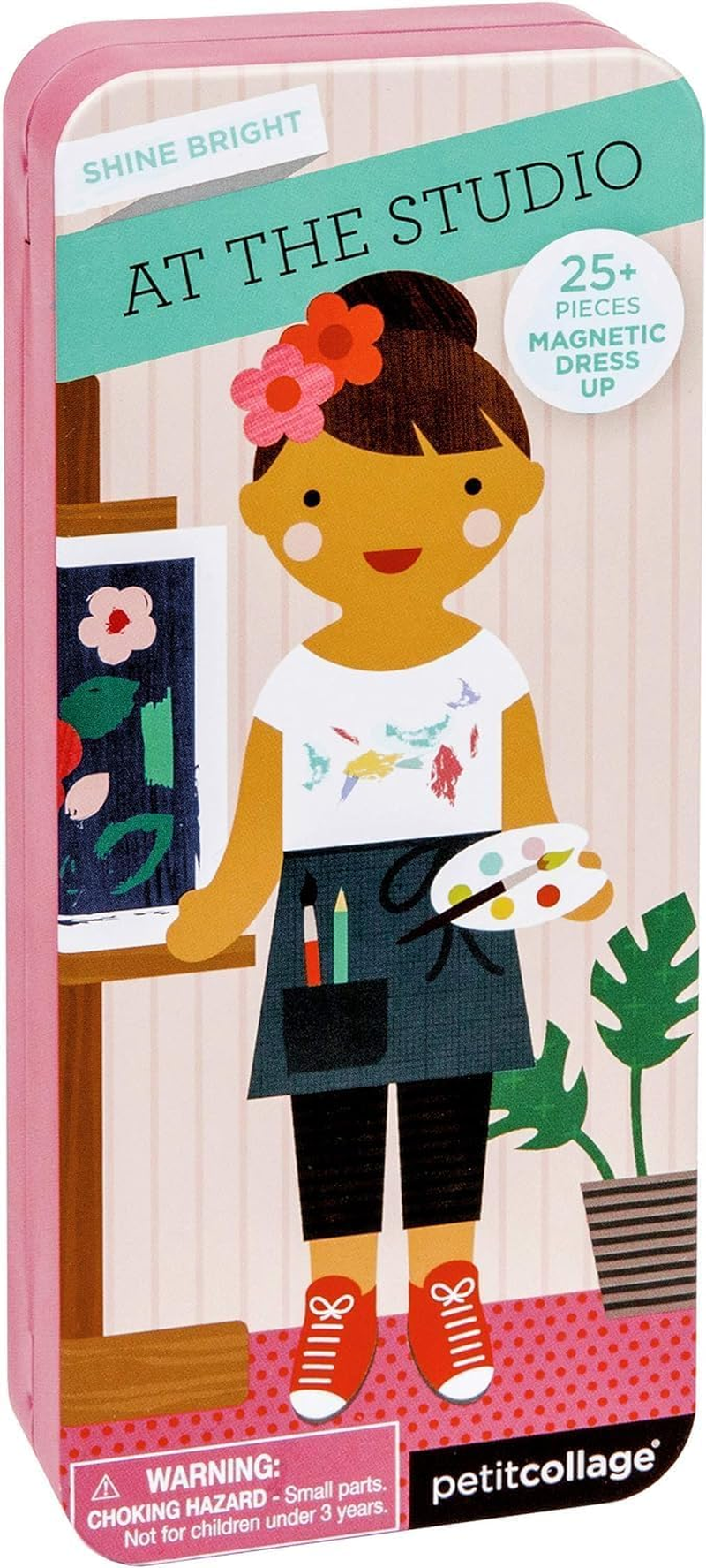 Petit Collage PTC269 Shine Bright: at the Studio Magnetic Dress up Game image number 2