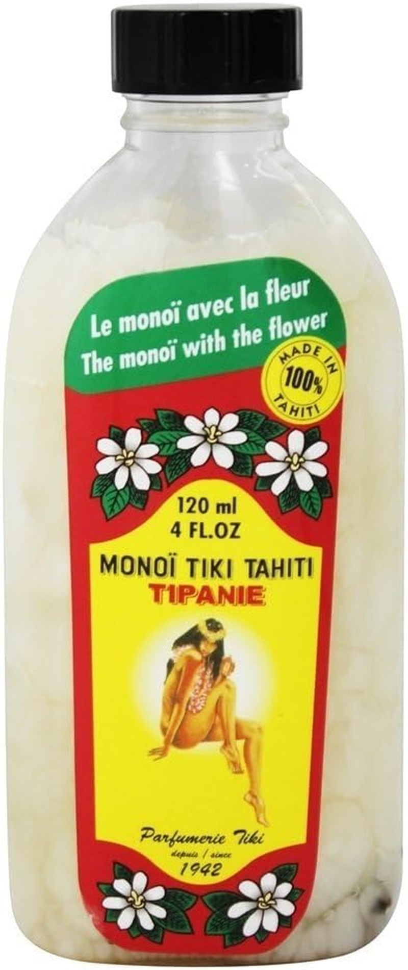 Monoi Tiare Tahiti Monoi Tipanie Plumeria, 4 Fluid Ounce image number 1
