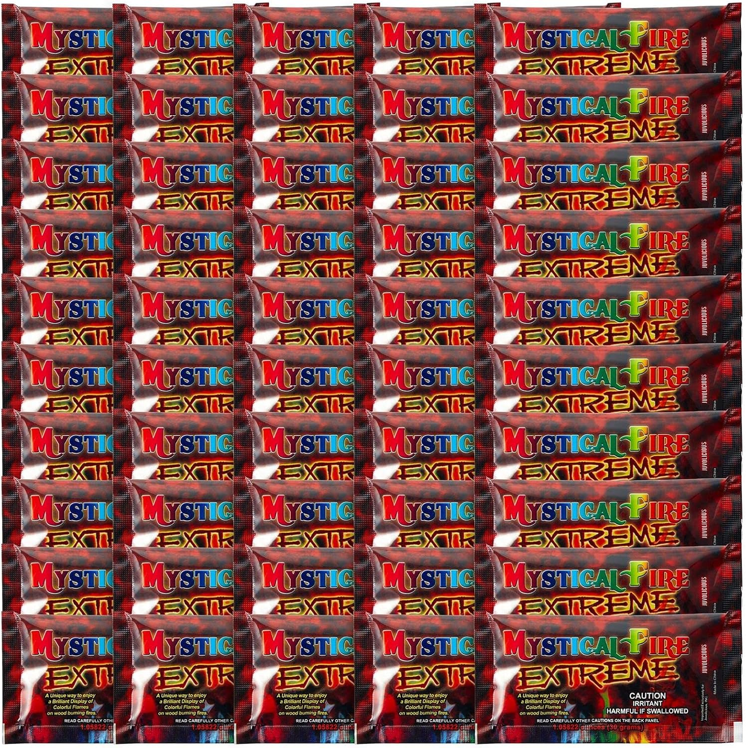 Mystical Fire Extreme Color Changing Flames for Wood Burning Fire Pits, Campfires (50 Packets) image number 6