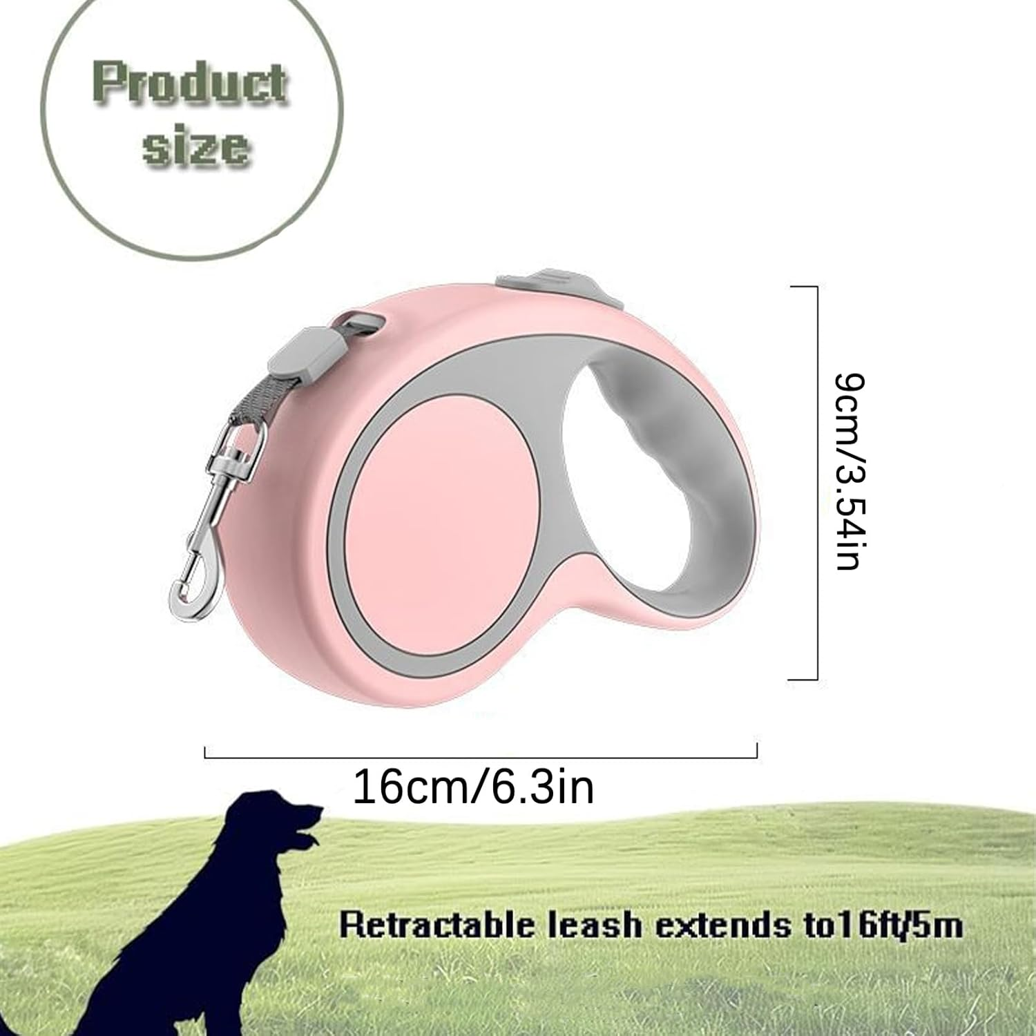 Retractable Dog Leash, Retractable Leads, Dog Retractable Leads, Dog Walking Leash Small and Medium-Sized Dog Portable Pet Supplies Mini Portable image number 5
