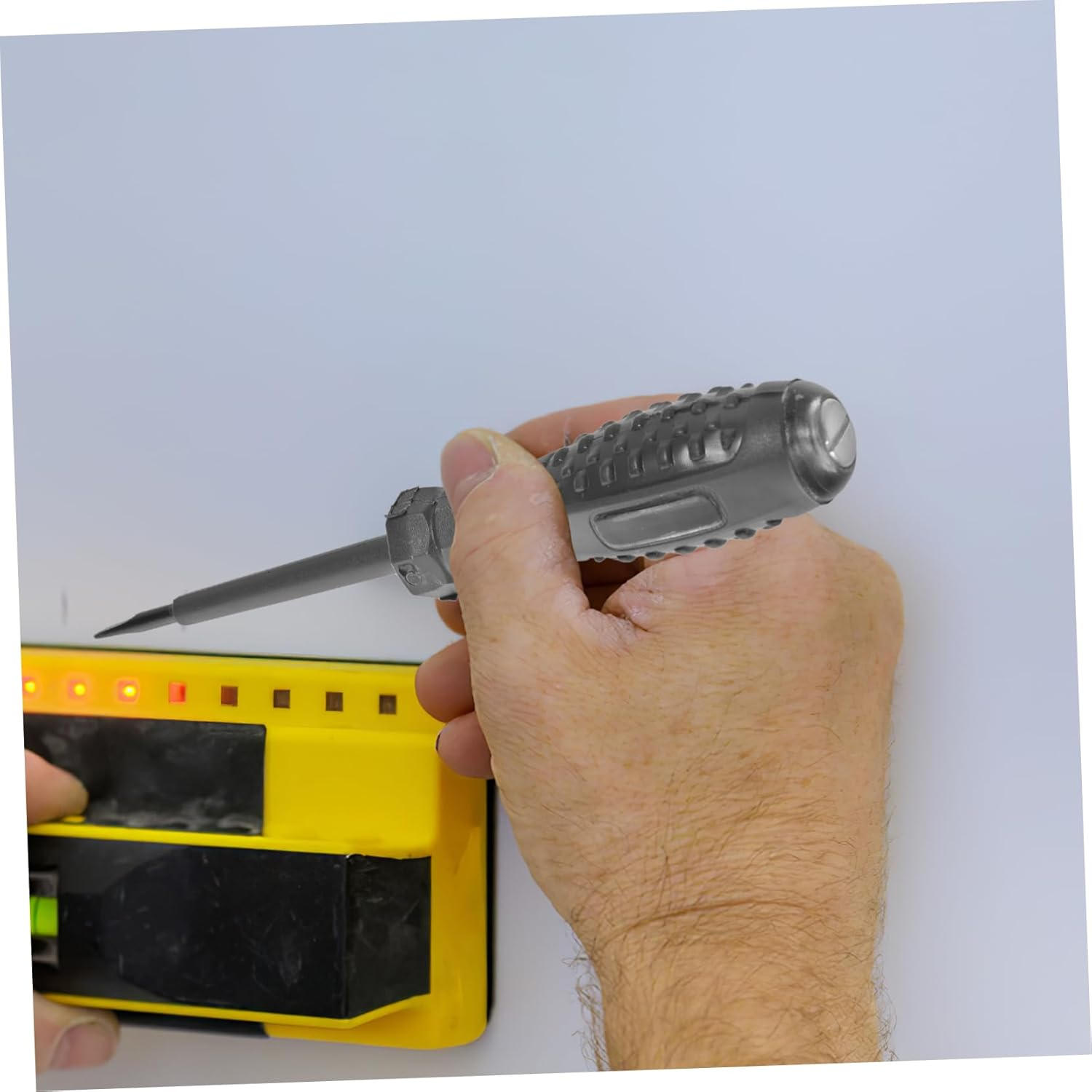 QUMIIRITY Electrician'S Voltage Testing Pen Power Circuit Testers Versatile Tool with Bright Light and Magnetic Flathead image number 3