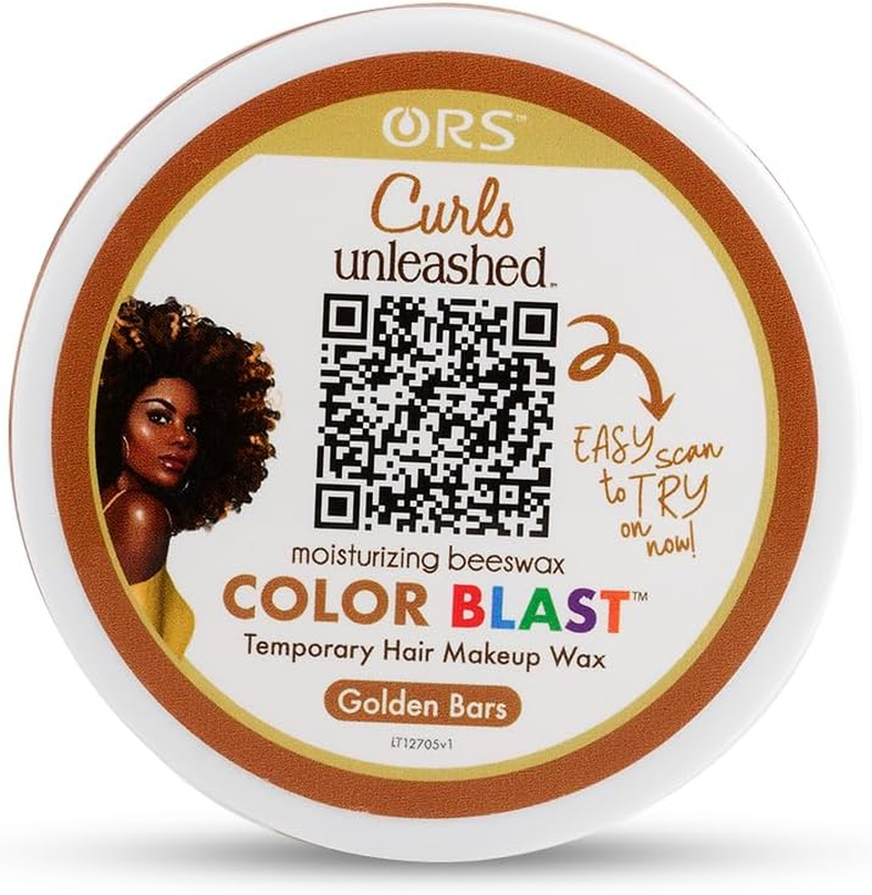 (Golden Bars) - Colour Blast Temporary Hair Makeup Wax - Golden Bars image number 3
