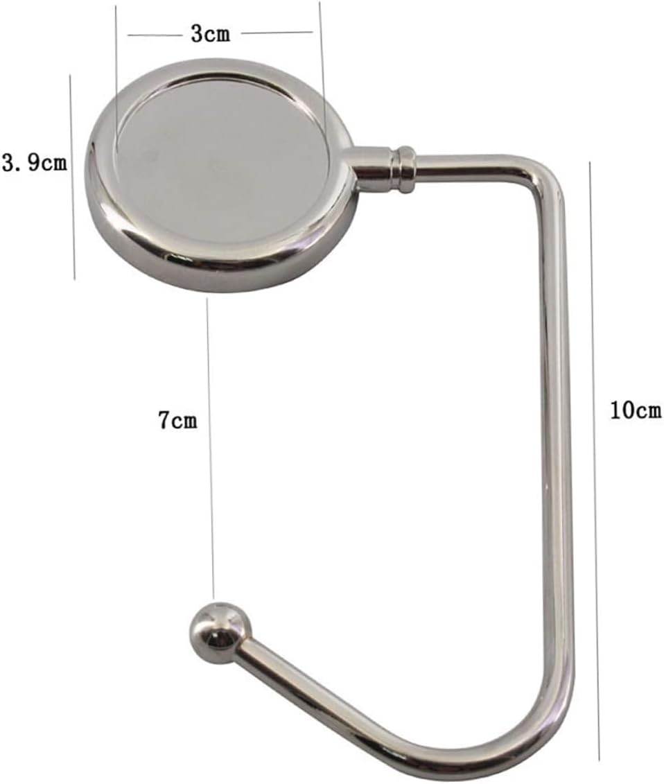 OATIPHO 6Pcs Bag Hook Handbag Hook Inner Diameter for Women Handbag Use in Restaurant Hotel image number 6