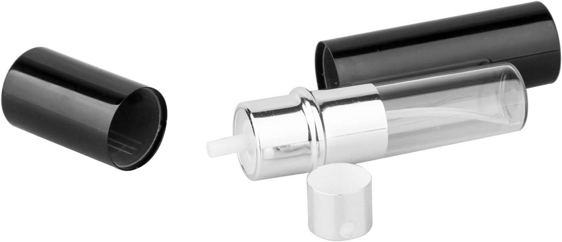 TRIXES Aftershave Atomiser 5Ml Travel Perfume Easy Fill Spray Bottle Black image number 5