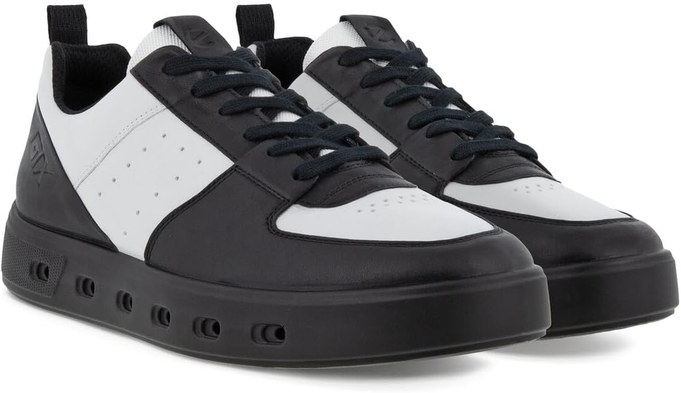 Ecco(エコー) Echo Street 720 Men'S Waterproof Sneakers, Multicolor (Black/White), 25.5 Cm 3E image number 2