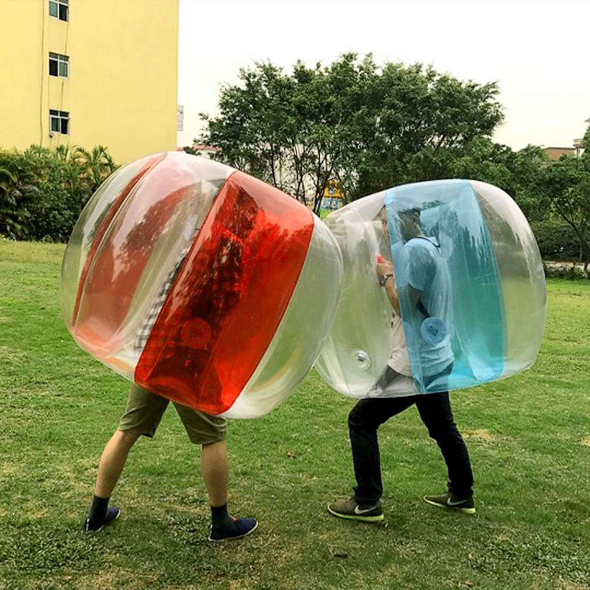 Pack of 2 Lawn Bumper Balls, Children'S Backyard Games, Adult Patio Balls, Playground Balls, Lawn Balloons, Large Inflatable Summer Outdoor Toy