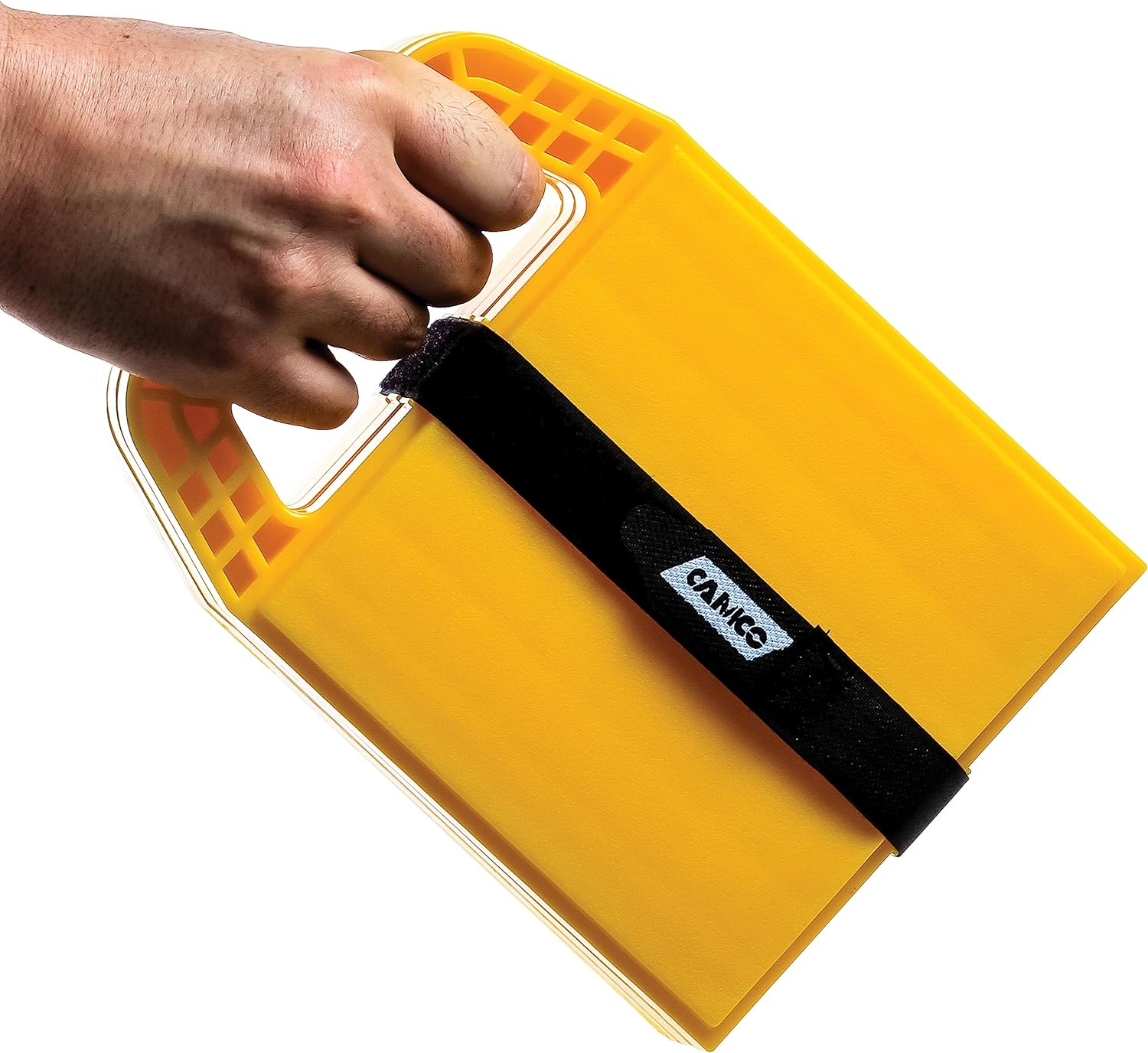 Camco Camper/Rv Stabilizing Jack Pads - Features Interlocking Design & Includes Handy Strap for RV Storage and Organization - Molded of Strong UV Stabilized Polypropylene - 4-Pack (44595)