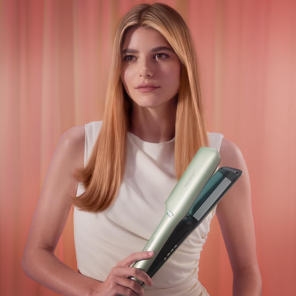 Cecotec Air Lisse Black Hot Air Hair Straightener, 600 W, Hair Protection, Ion Technology, Keratin and Argan Oil, 3 Modes and BLDC Motor for All Hair Types, 3 Temperatures and 3 Speeds image number 3