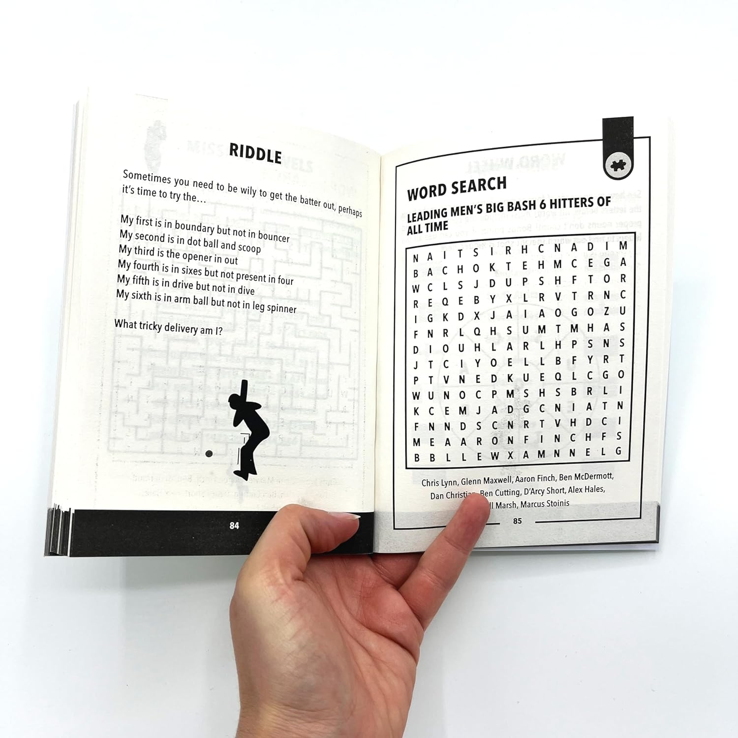 The Cricket Puzzle Book: Brain-Teasing Puzzles, Games and Trivia for Cricket Fans image number 4