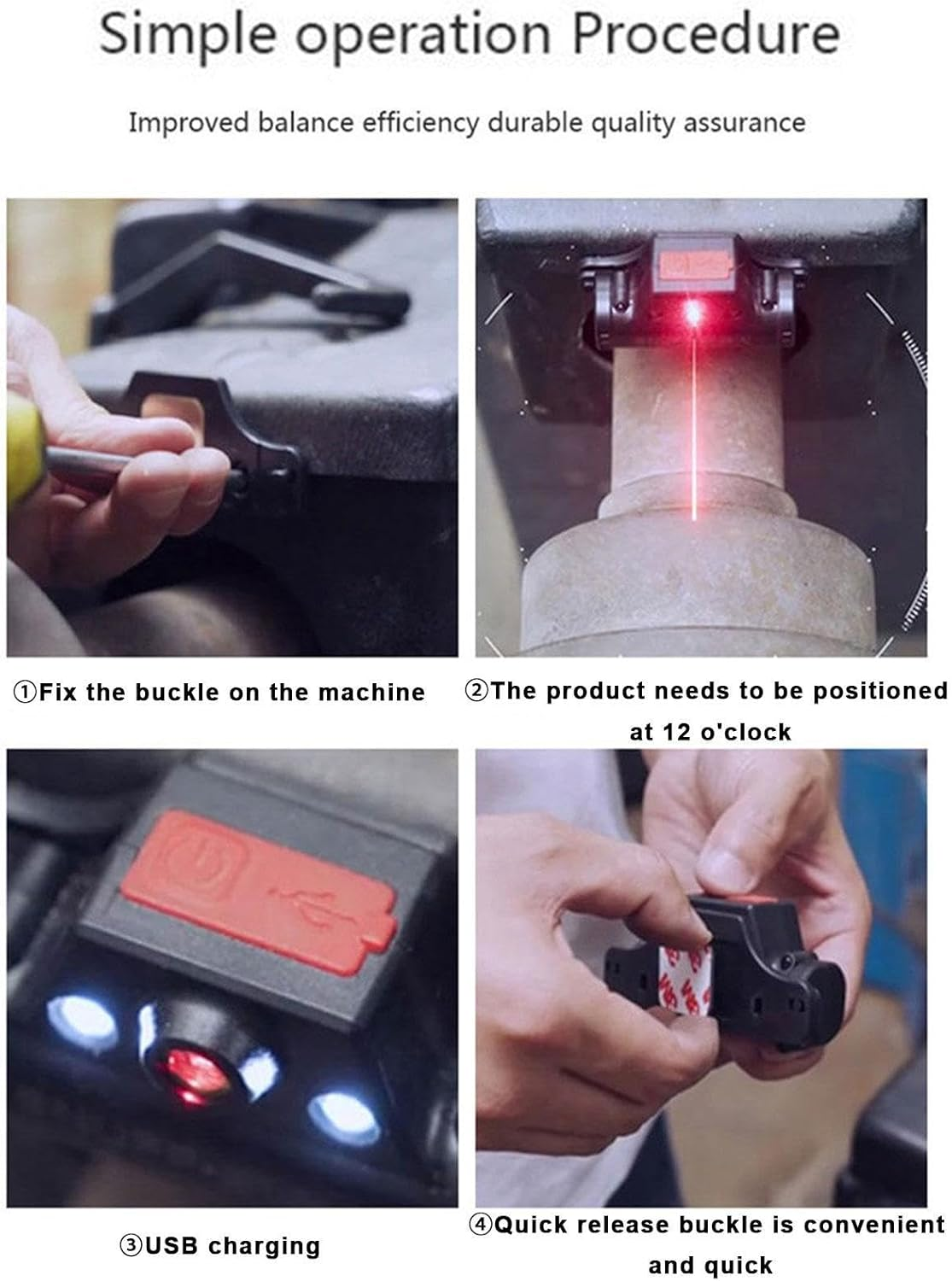 Nut Wheel Balancer - Car Wheel Balancer *1 | Release Hub Wing Nut | Wheel Balancer Tyre Changer Tool | Wheel Balancer Quick Nut a Best Tool Accessories of Vehicles along with Usb Charging Port 2 Led L image number 6